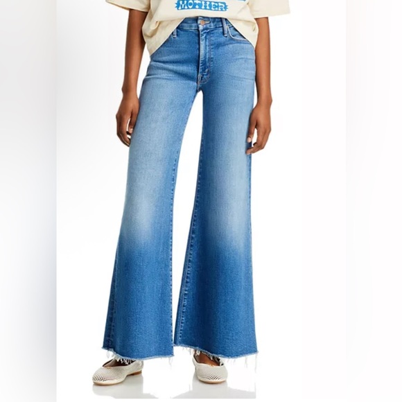 MOTHER Denim - MOTHER The Roller Fray, NWT, Size 24, color: Work Hard Play Hard